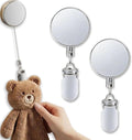 Stainless Steel Retractable Towel Holder Clip with Self Adhesive Wall Mount