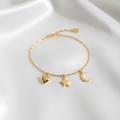 Gold Charm Bracelet